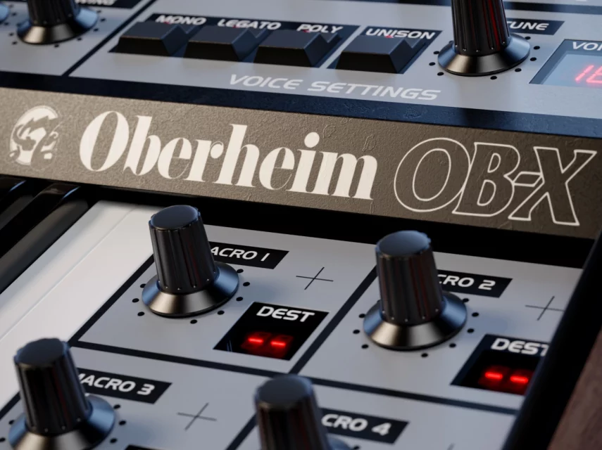 Oberheim OB-X render
